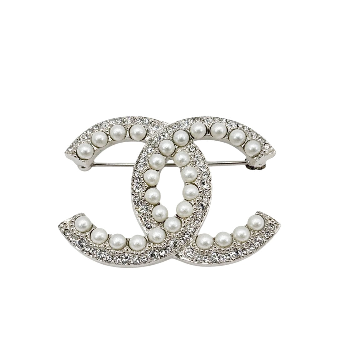 CHANEL シャネル ブローチ カラーストーン 色石 ブルー レッド