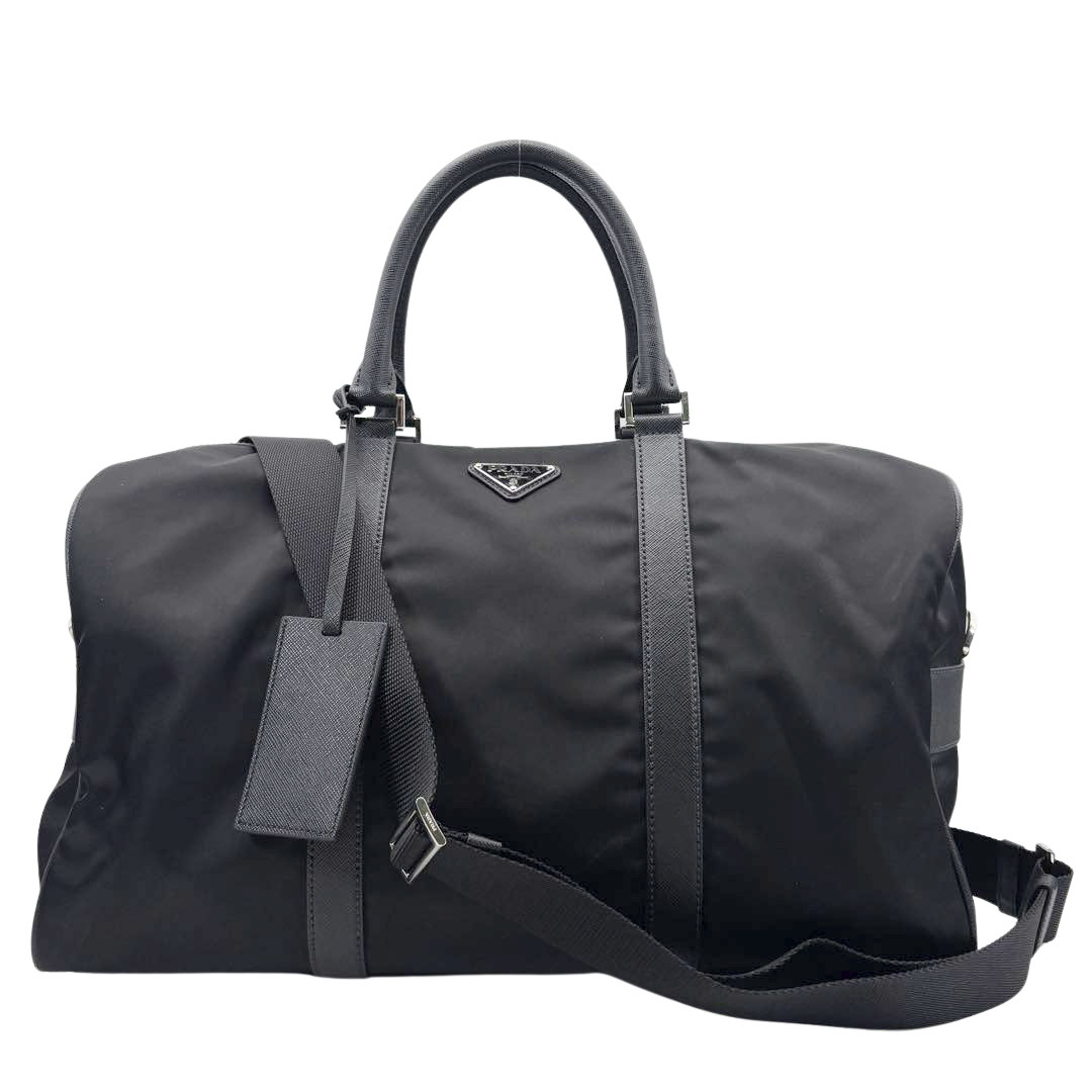 PRADA プラダ チェーンショルダーバッグ ブラック/ゴールド金具 1BH085