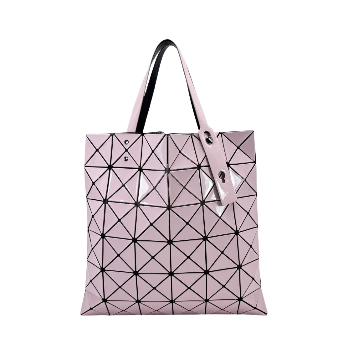 ISSEY MIYAKE BAOBAO イッセイミヤケ バオバオ ルーセント トートバッグ 6×6 ライトピンク BB81-AG532