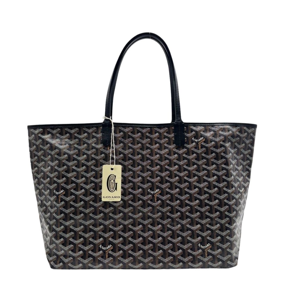 GOYARD ゴヤール サンルイPM トートバッグ PVC レザー ホワイト