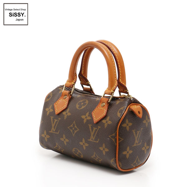 ■ルイヴィトン■ ミニスピーディ モノグラム ハンドバッグ PVC レザー ブラウン M41534 【LOUIS VUITTON】
