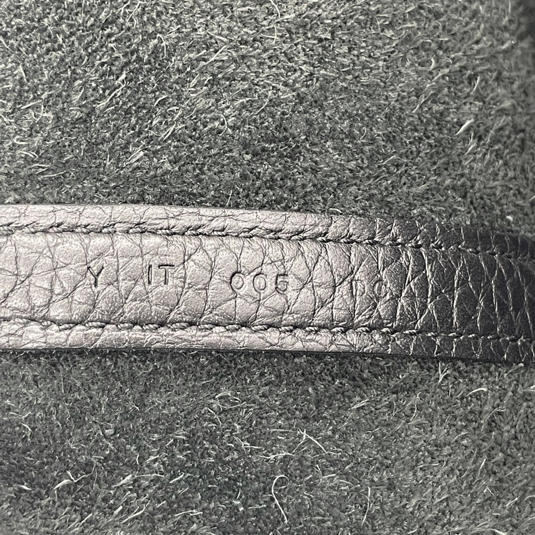 HERMES エルメス ピコタンロック22 MM トリヨンクレマンス ブラック シルバー金具 Y刻印