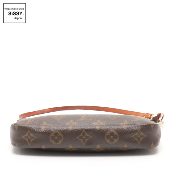 ■ルイヴィトン■ ポシェットアクセソワール モノグラム アクセサリーポーチ ハンドバッグ PVC レザー ブラウン M51980 【LOUIS VUITTON】