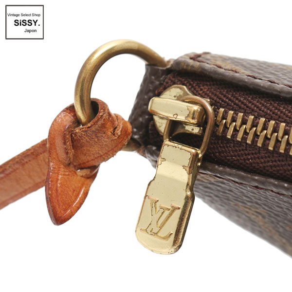 ■ルイヴィトン■ ポシェットアクセソワール モノグラム アクセサリーポーチ ハンドバッグ PVC レザー ブラウン M51980 【LOUIS VUITTON】
