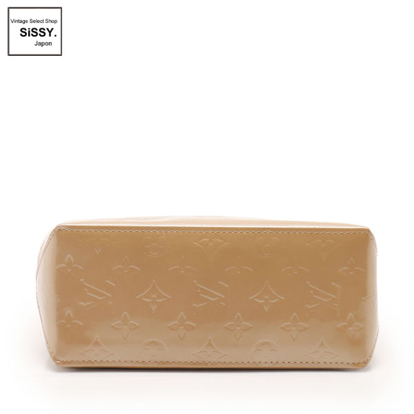 ■ルイヴィトン■ リードPM モノグラムヴェルニ ハンドバッグ レザー ソフトベージュ M91144 【LOUIS VUITTON】