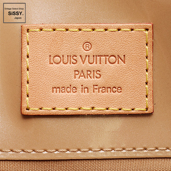 ■ルイヴィトン■ リードPM モノグラムヴェルニ ハンドバッグ レザー ソフトベージュ M91144 【LOUIS VUITTON】