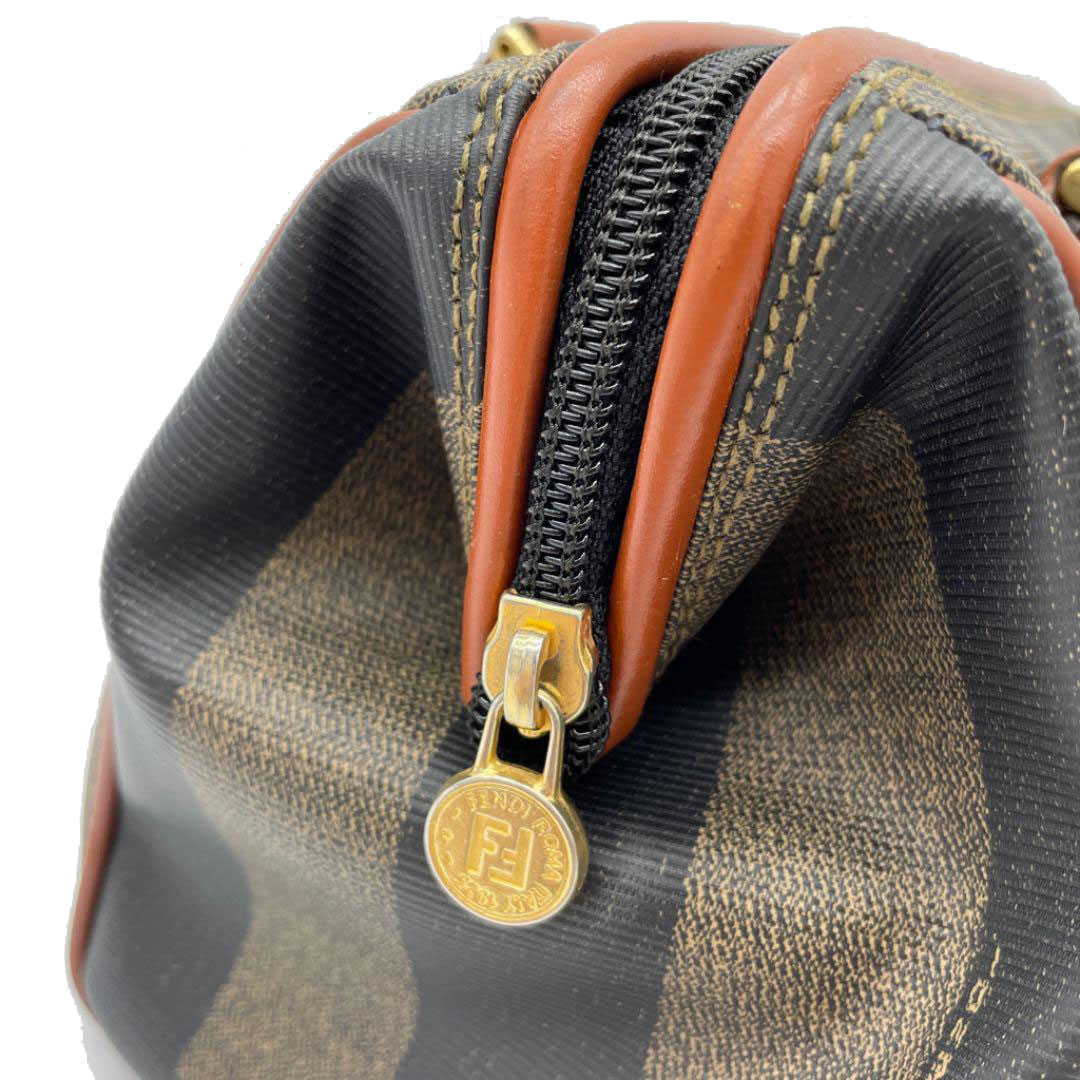 FENDI フェンディ 2WAYハンドバッグ ペカン ブラック ブラウン