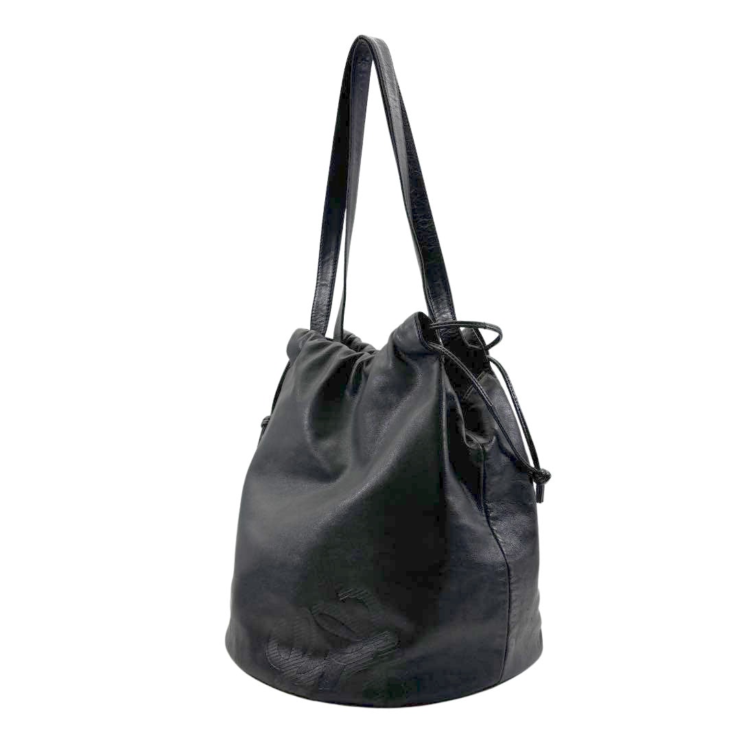 LOEVE ロエベ ショルダーバッグ ホーボー アナグラム　ナッパレザー LOEWE ナッパレザーショルダーバッグ