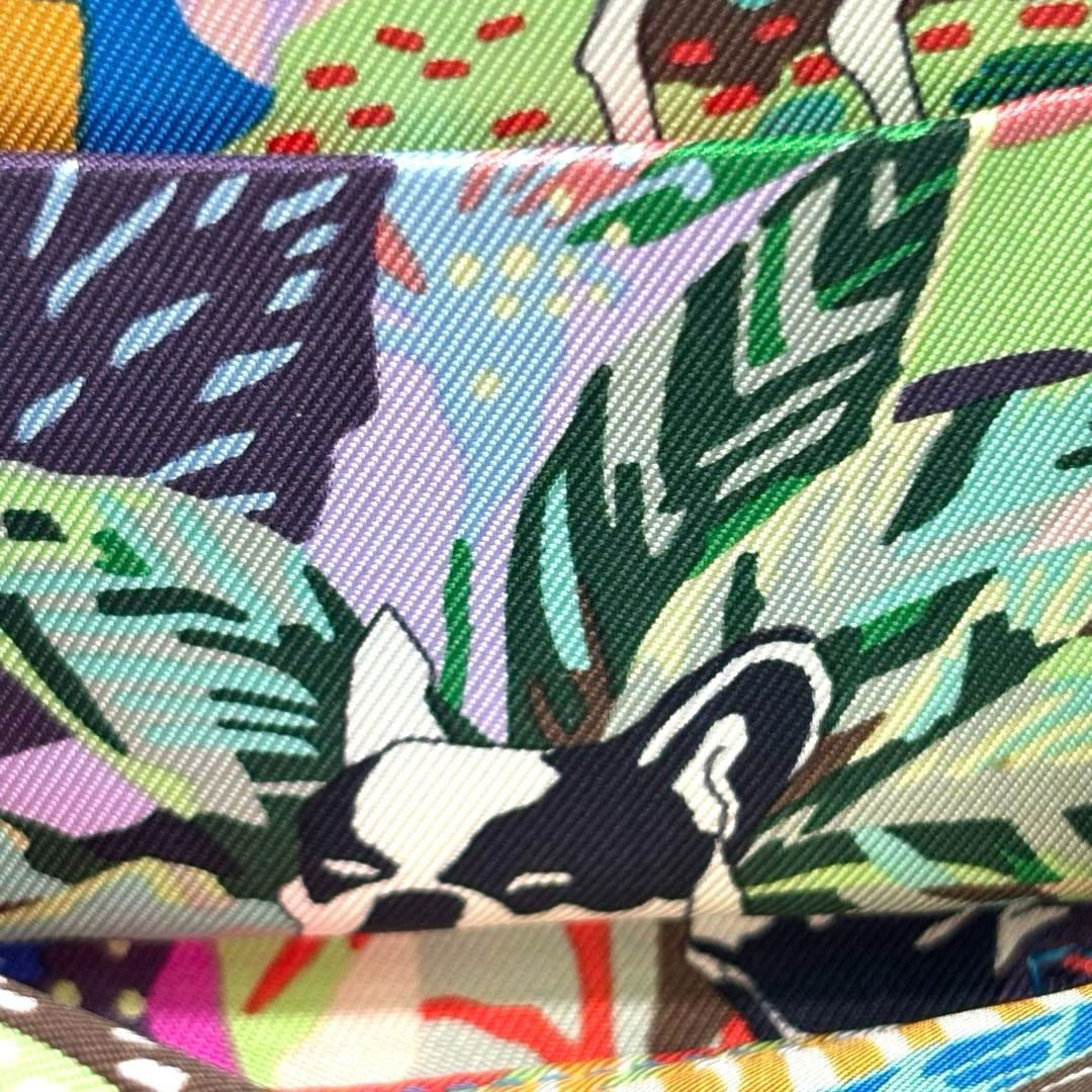 HERMES エルメス ラウンドファスナー 財布 アザップ シルクイン コンパクト 『En Liberte(自由に)』 エプソン ゴールド/シルバー金具 B刻印