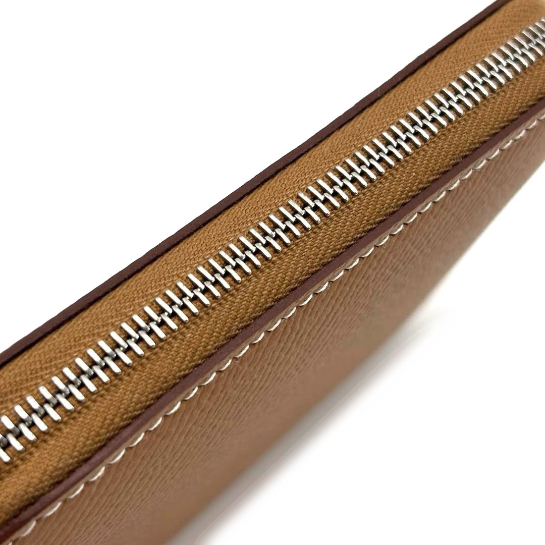 HERMES エルメス ラウンドファスナー 財布 アザップ シルクイン