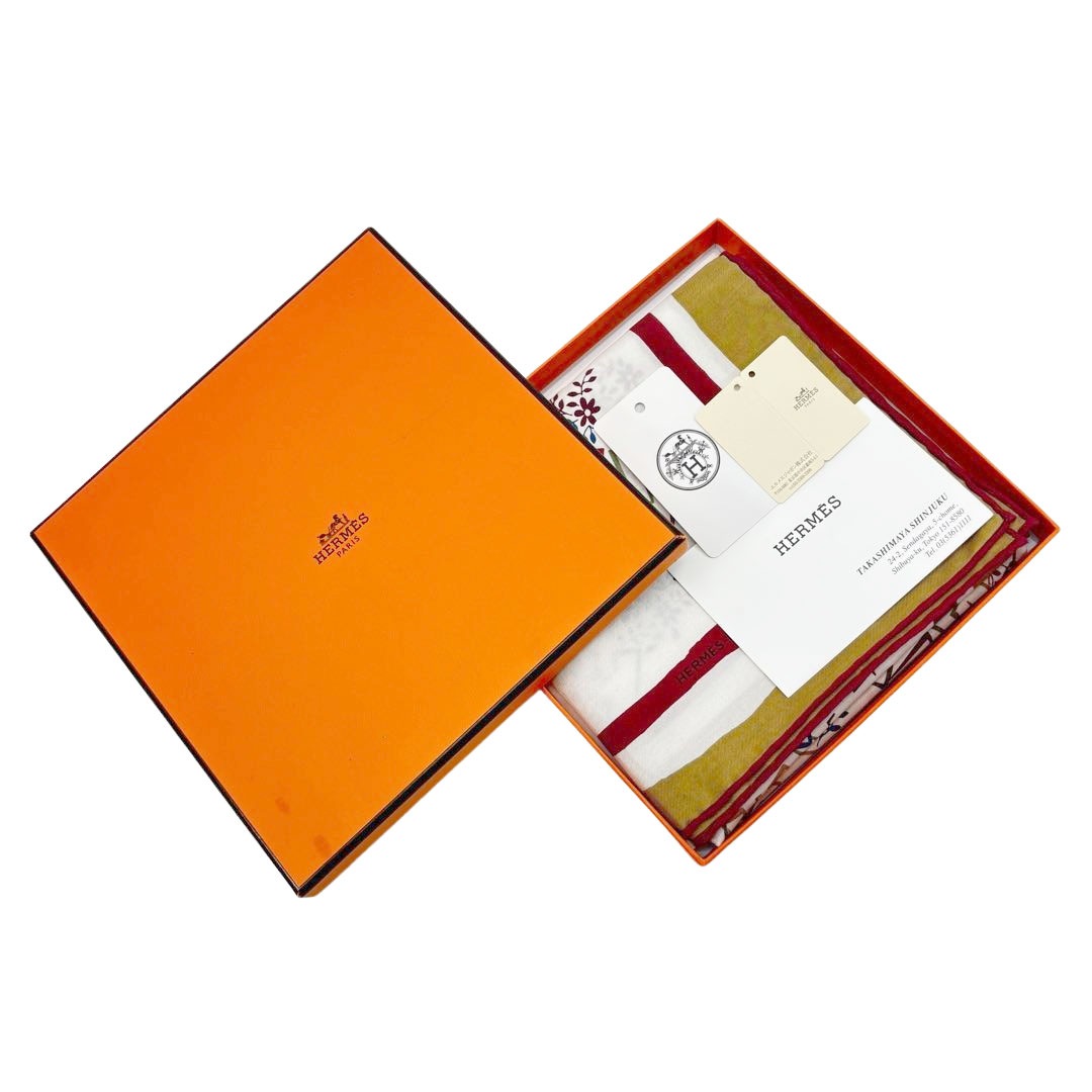 HERMES エルメス スカーフ カレ65 『Jardin de Calypso(カリプソの庭園