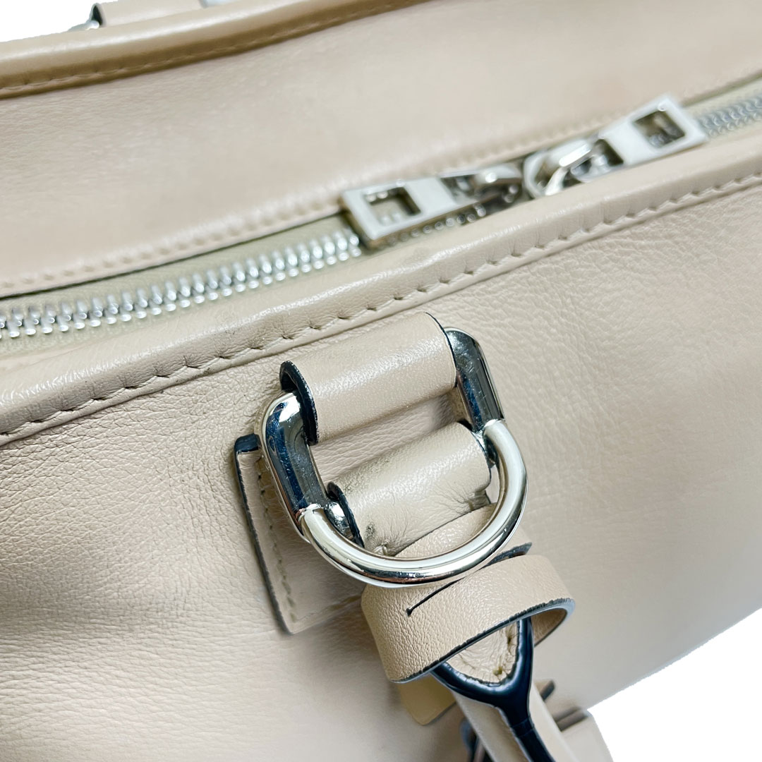 LOEWE ロエベ アマソナ28 2WAYハンドバッグ ショルダーバッグ レザー ベージュ