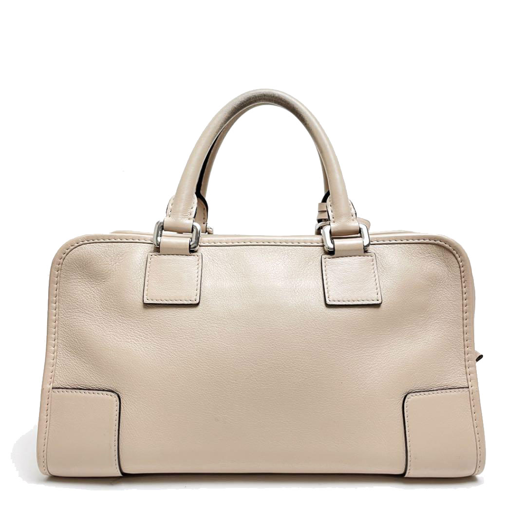 LOEWE ロエベ アマソナ28 2WAYハンドバッグ ショルダーバッグ レザー ベージュ