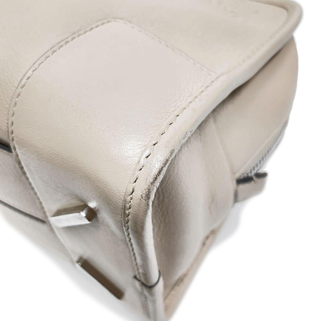 LOEWE ロエベ アマソナ28 2WAYハンドバッグ ショルダーバッグ レザー ベージュ