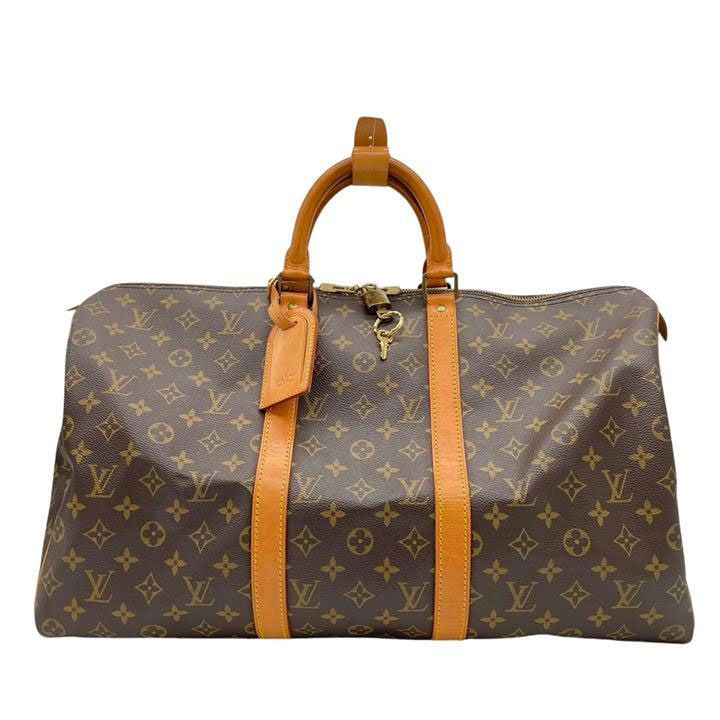 LOUIS VUITTON ルイヴィトン キーポル50 ボストンバッグ モノグラム エベヌ M41426