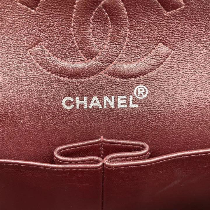 CHANEL シャネル マトラッセ23 チェーンショルダーバッグ ラムスキン ブラック シルバー金具 5番台