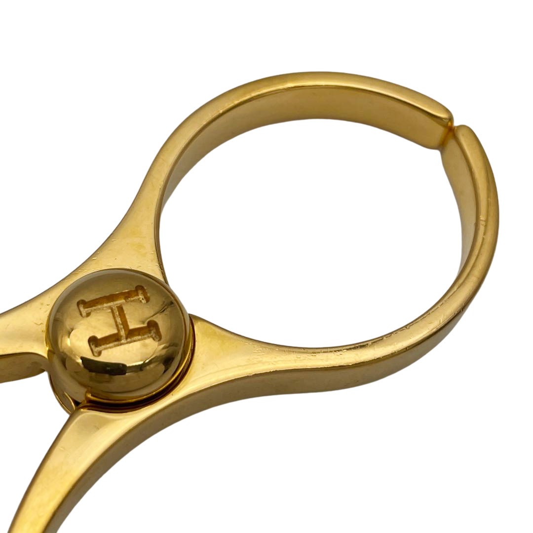 HERMES エルメス グローブ 手袋ホルダー フィルー ゴールド(ドレ)