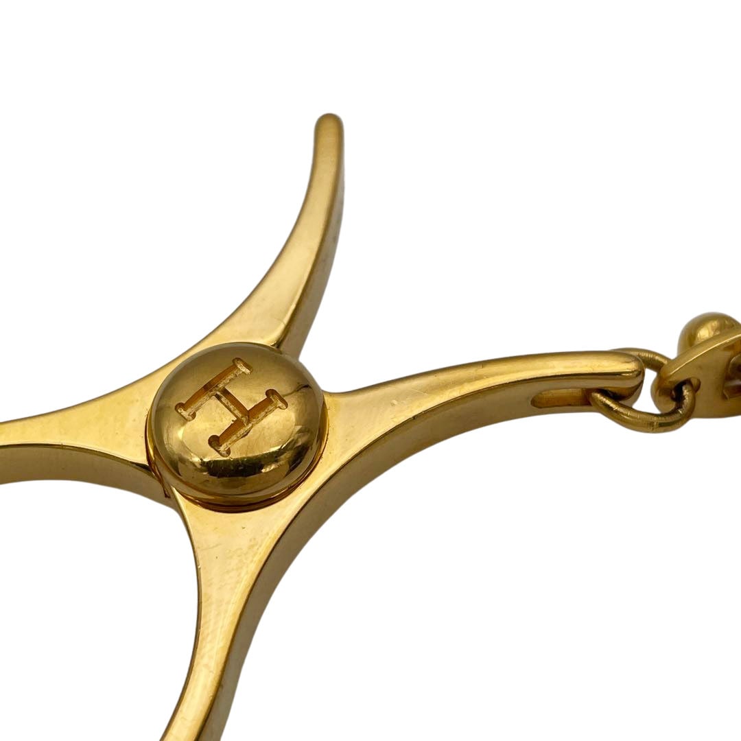 HERMES エルメス グローブ 手袋ホルダー フィルー ゴールド(ドレ)