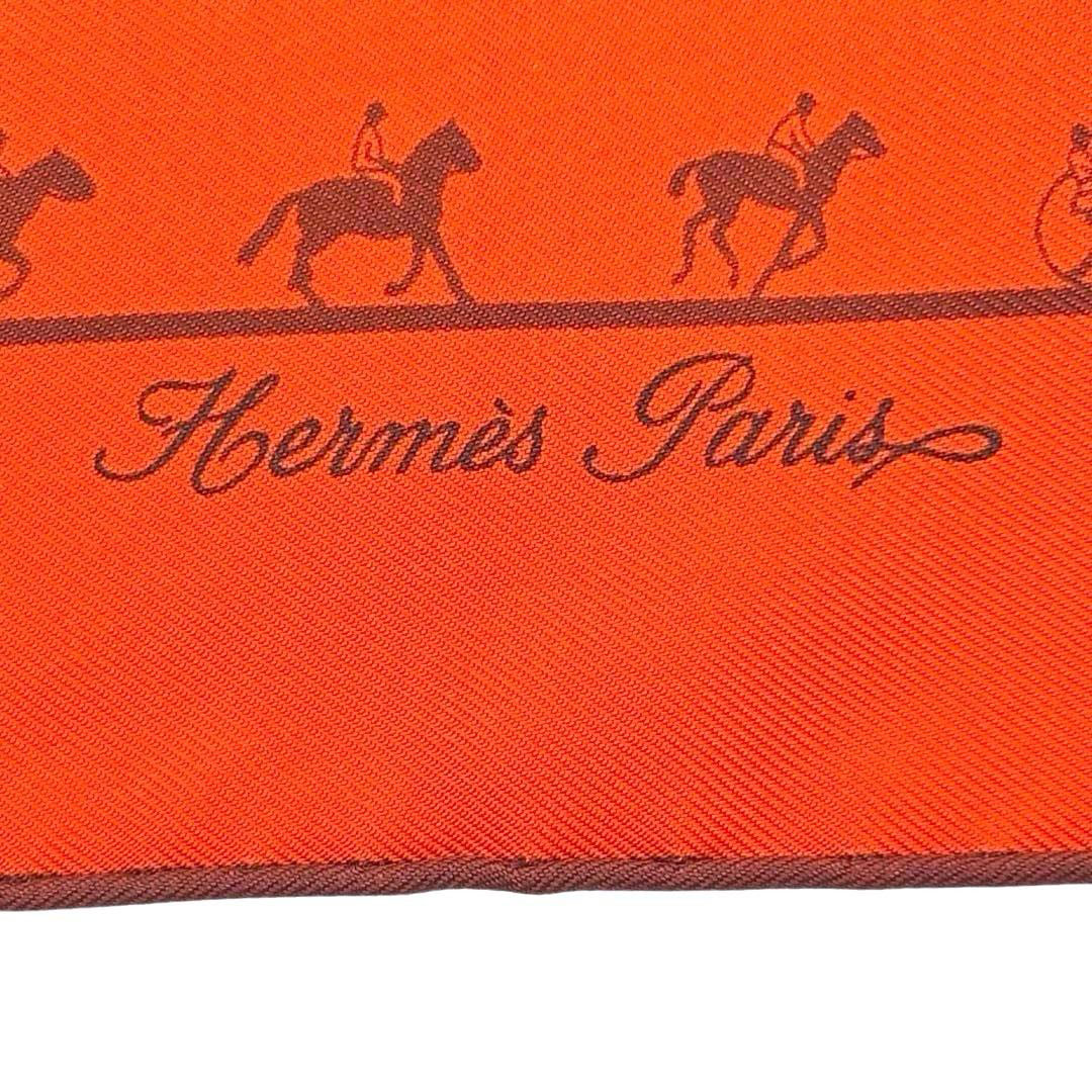 HERMES エルメス スカーフ カレ45 プチカレ 『Saut Galop Canter Rack