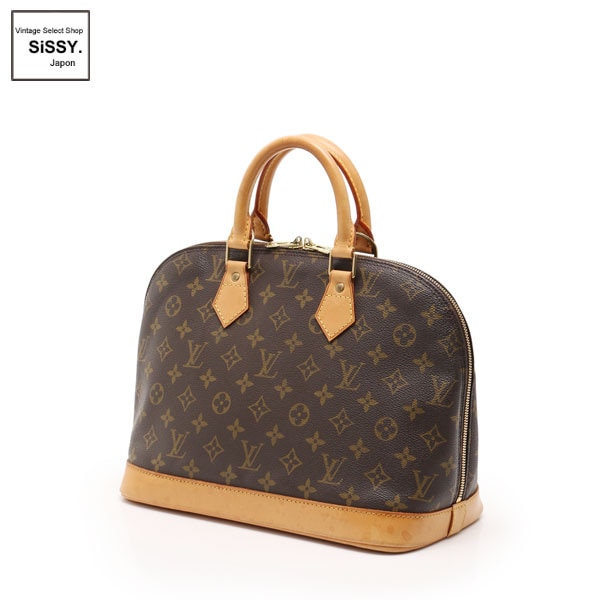 ■ルイヴィトン■ アルマ モノグラム ハンドバッグ PVC レザー ブラウン M51130 【LOUIS VUITTON】