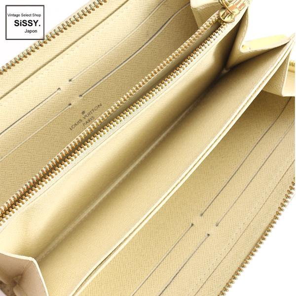 ■ルイ・ヴィトン■ ダミエアズール ジッピーウォレット ラウンドファスナー 長財布 PVC ホワイト N60019 【LOUIS VUITTON】