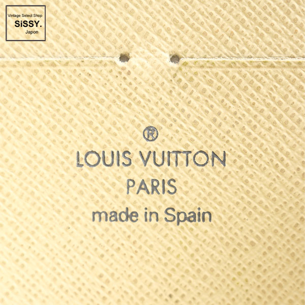 ■ルイ・ヴィトン■ ダミエアズール ジッピーウォレット ラウンドファスナー 長財布 PVC ホワイト N60019 【LOUIS VUITTON】