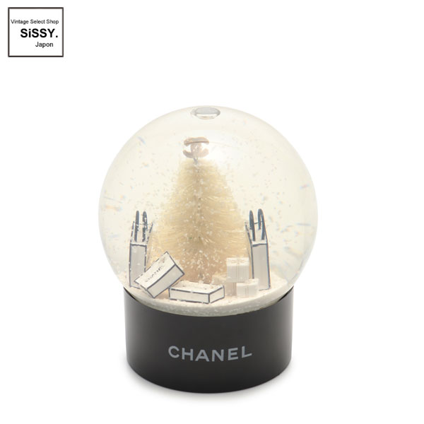 ■シャネル■ スノードーム 置物 ブラック/ホワイト/クリア 2012年限定 ノベルティ 【CHANEL】