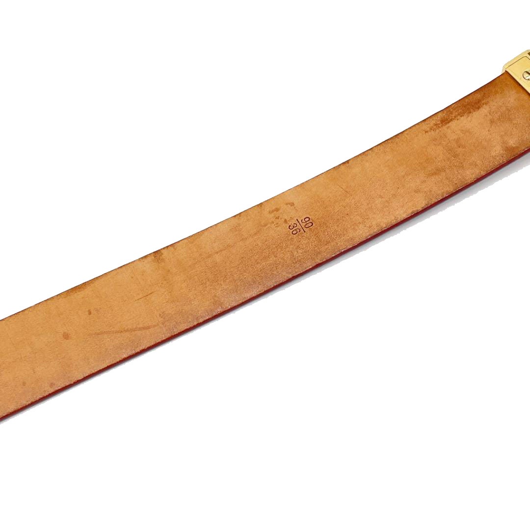 LOUIS VUITTON ルイヴィトン レディース ベルト サンチュールキャレ 90/36 モノグラムマルチカラー ノワール M9271