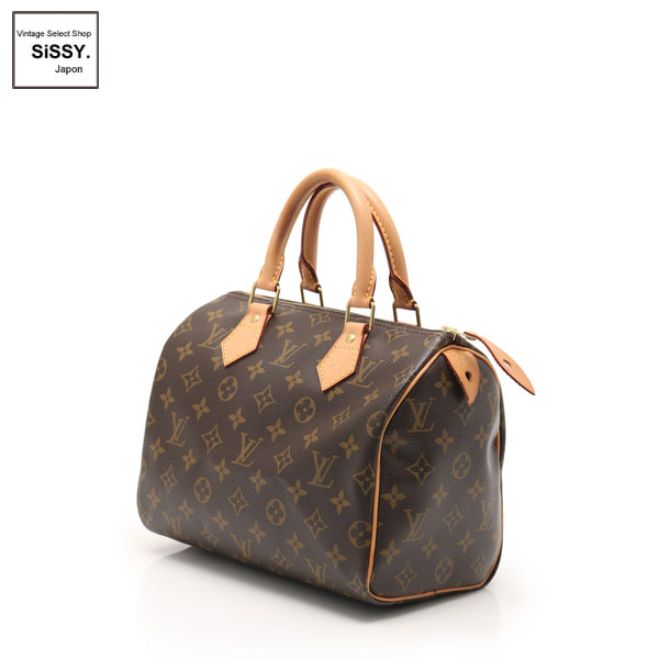 ■ルイヴィトン■ スピーディ25 モノグラム ハンドバッグ PVC レザー ブラウン M41528 【LOUIS VUITTON】