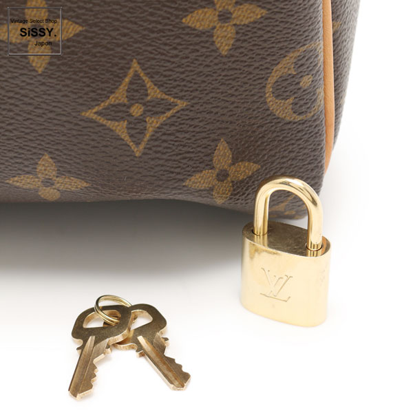 ■ルイヴィトン■ スピーディ25 モノグラム ハンドバッグ PVC レザー ブラウン M41528 【LOUIS VUITTON】