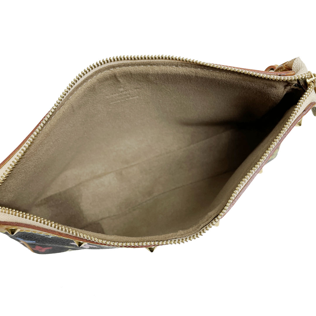 LOUIS VUITTON ルイヴィトン モノグラムマルチカラー ポシェットアクセソワール ハンドバッグ ノワール M92648