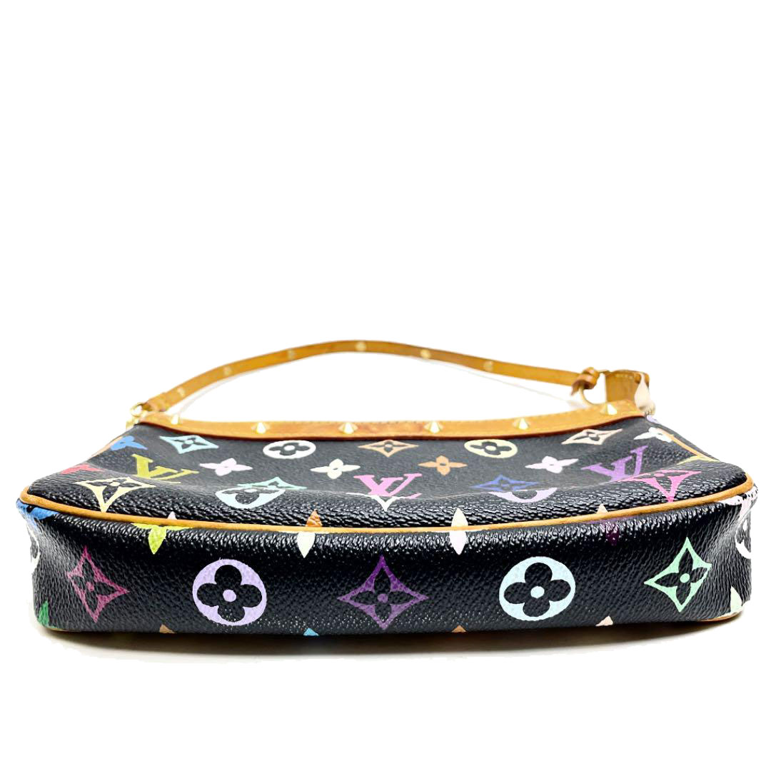 LOUIS VUITTON ルイヴィトン モノグラムマルチカラー ポシェットアクセソワール ハンドバッグ ノワール M92648