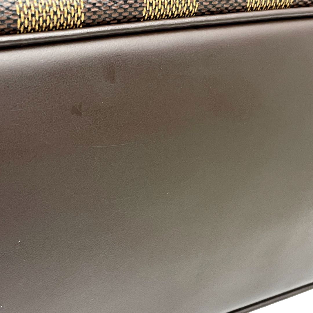 LOUIS VUITTON ルイヴィトン ハンドバッグ サリア オリゾンタル ダミエ エベヌ N51282