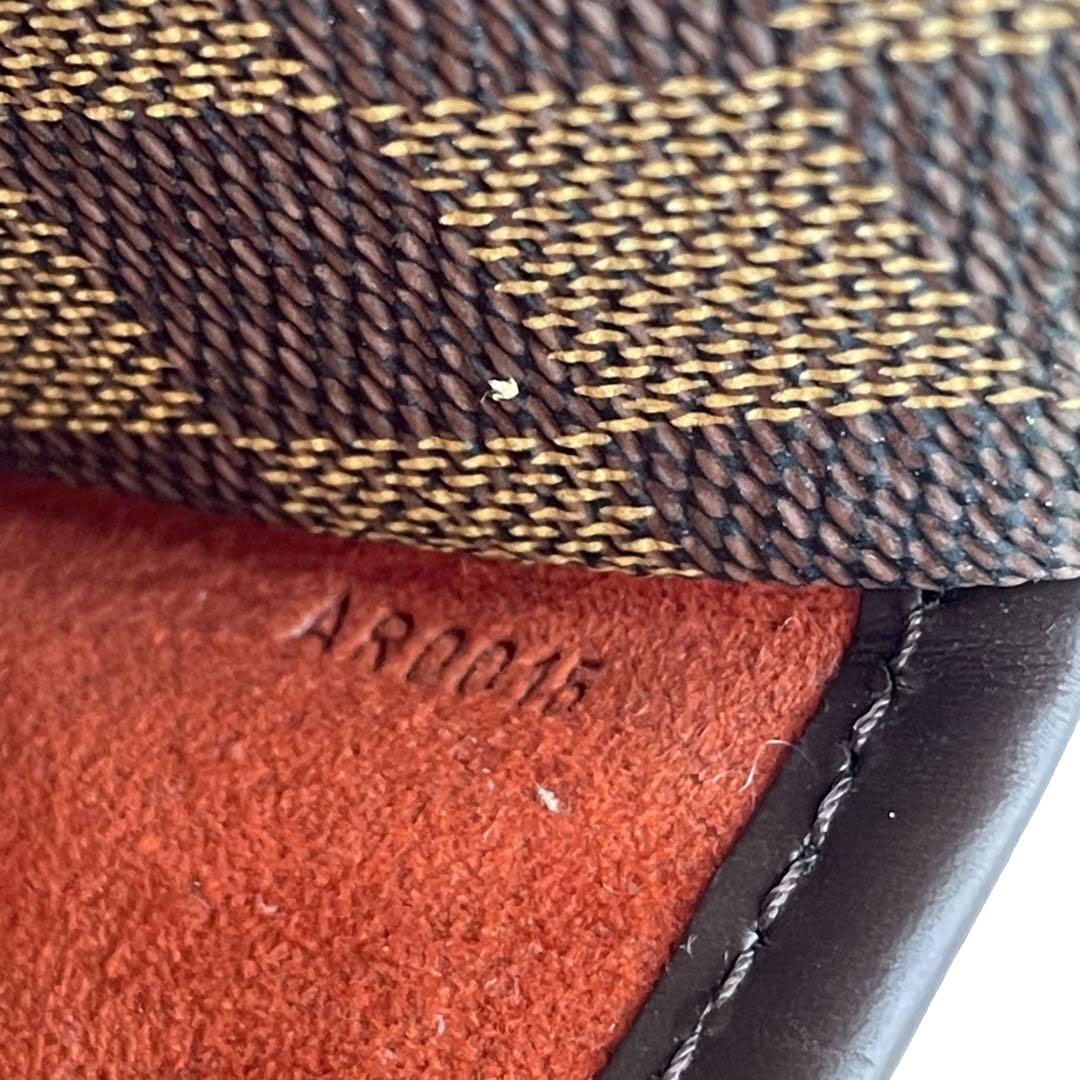 LOUIS VUITTON ルイヴィトン ハンドバッグ サリア オリゾンタル ダミエ エベヌ N51282