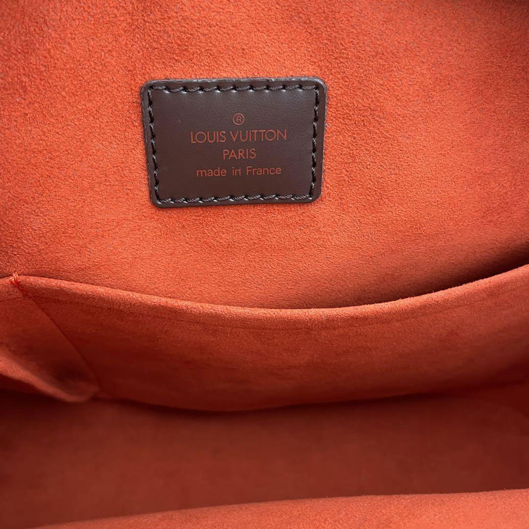 LOUIS VUITTON ルイヴィトン ハンドバッグ サリア オリゾンタル ダミエ エベヌ N51282