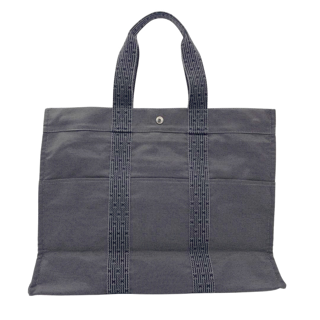 HERMES エルメス ハンドバッグ エールラインGM ナイロンキャンバス