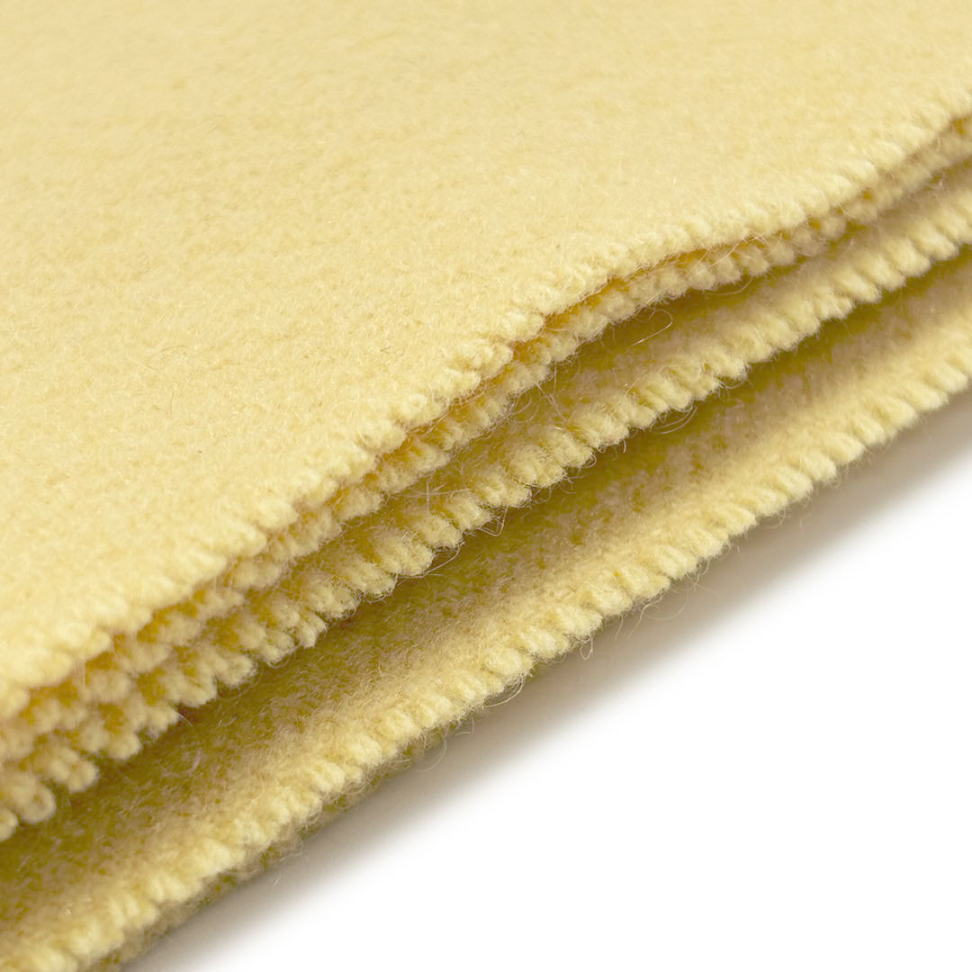 HERMES エルメス ヴィンテージマフラー カシミヤ100％ イエロー系 イギリス製