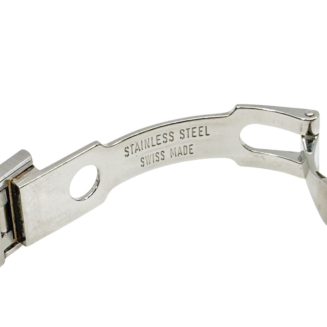 BVLGARI ブルガリ ブルガリブルガリ レディース腕時計 クオーツ SS シルバー/黒文字盤 BB26SS