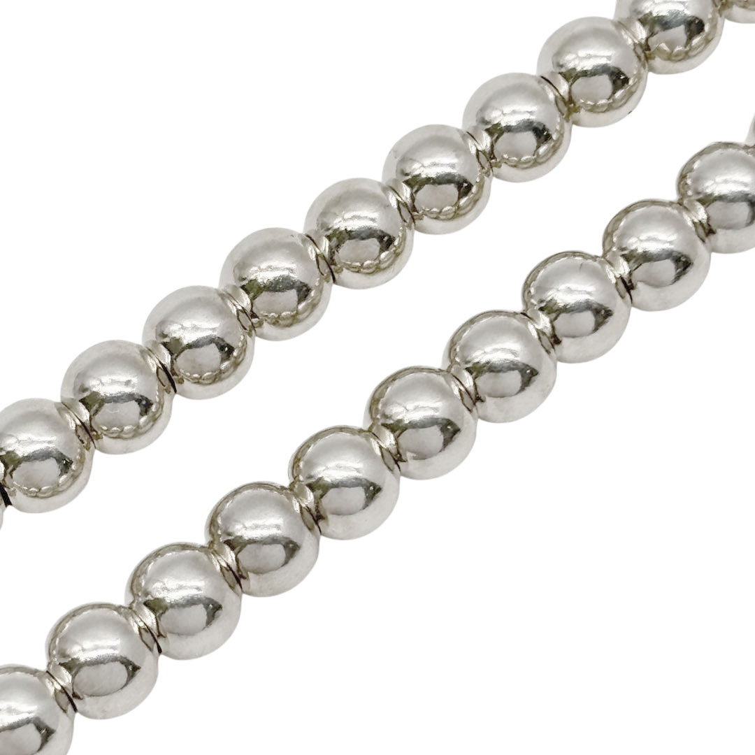TIFFANY&Co. リターントゥ ティファニー ブルーハートタグ ビーズブレスレット ミディアム Ag925 シルバー