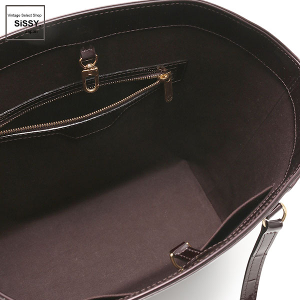 ■ルイ・ヴィトン■  トートバッグ アヴァロンGM モノグラム ヴェルニレザー アマラント M91566 【LOUIS VUITTON】