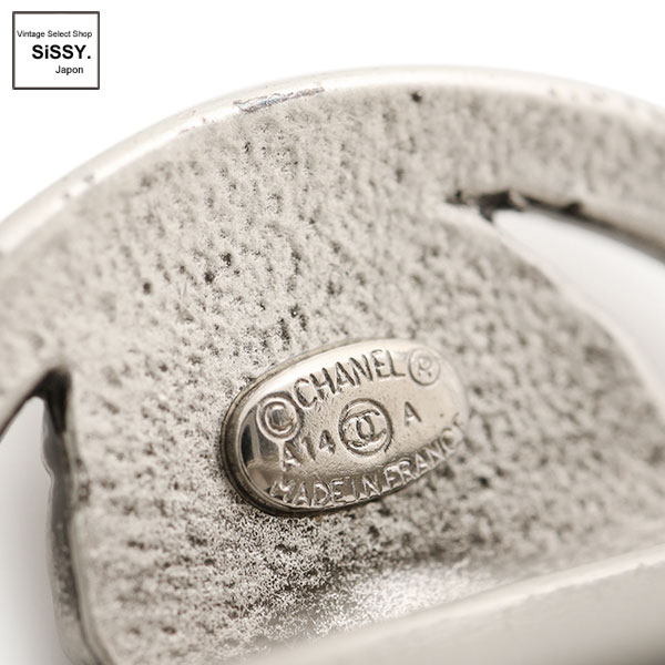 ■シャネル■ マドモアゼル ココマーク 指輪 リング シルバー A14A 約12号 【CHANEL】