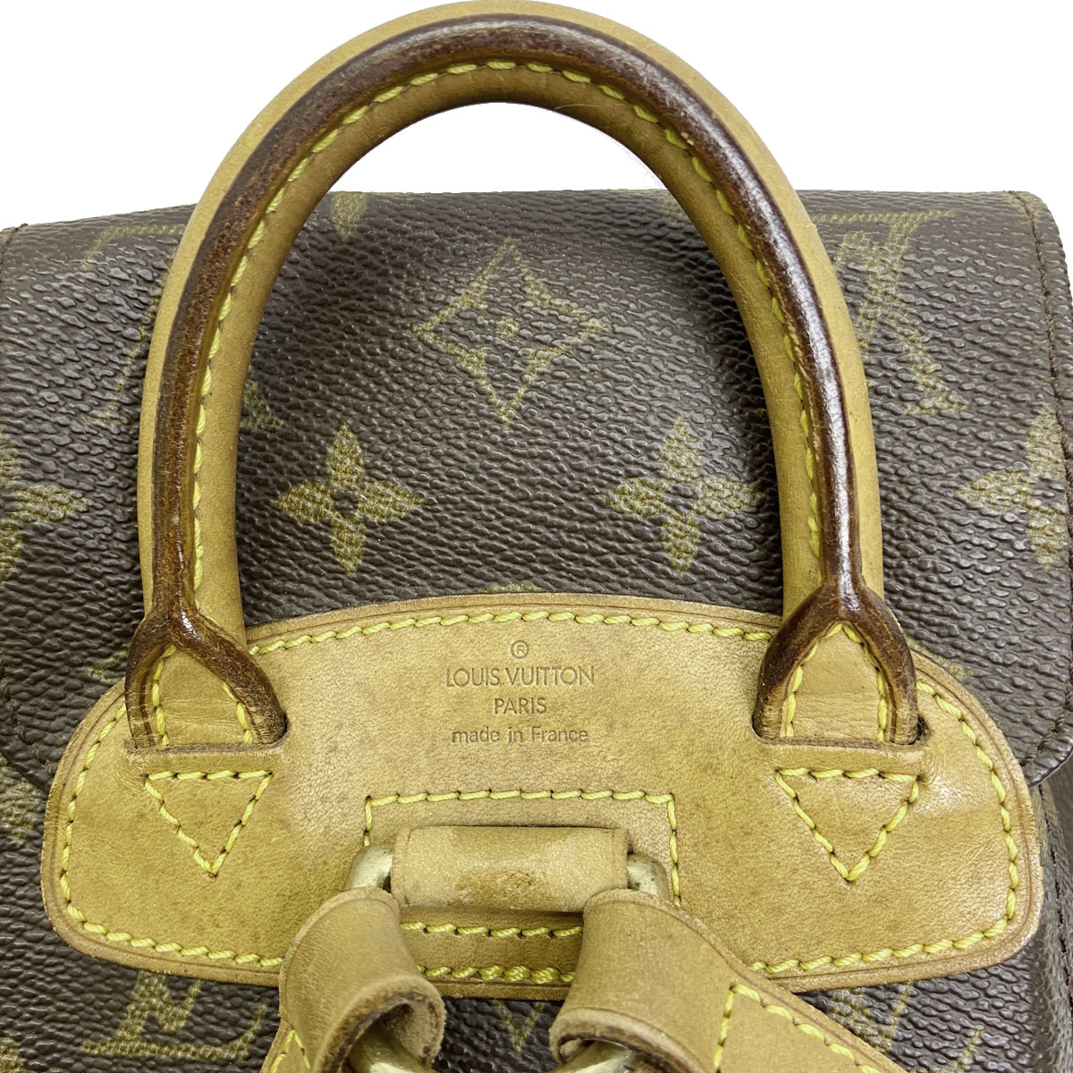 ■ルイヴィトン■ リュックサック バックパック ミニモンスリ モノグラム エベヌ（ブラウン系） M51137 【LOUIS VUITTON】