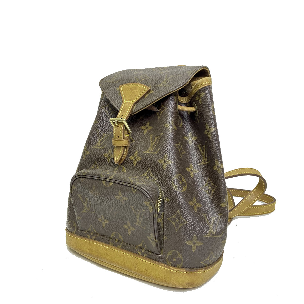 ■ルイヴィトン■ リュックサック バックパック ミニモンスリ モノグラム エベヌ（ブラウン系） M51137 【LOUIS VUITTON】