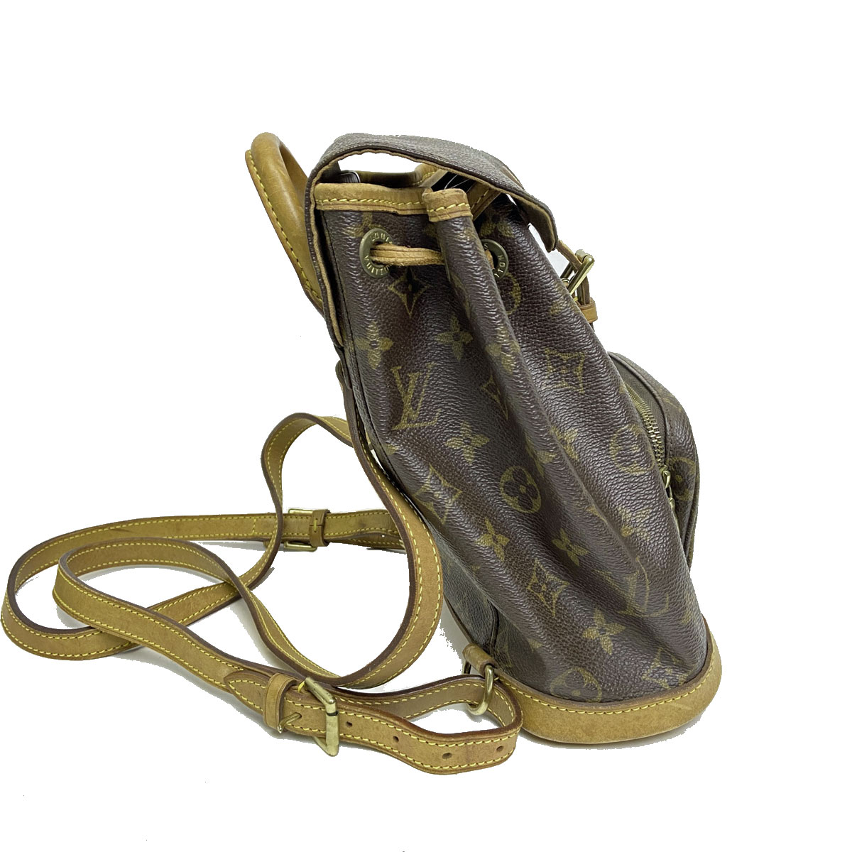 ■ルイヴィトン■ リュックサック バックパック ミニモンスリ モノグラム エベヌ（ブラウン系） M51137 【LOUIS VUITTON】