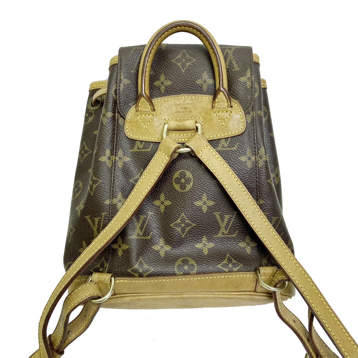 ■ルイヴィトン■ リュックサック バックパック ミニモンスリ モノグラム エベヌ（ブラウン系） M51137 【LOUIS VUITTON】