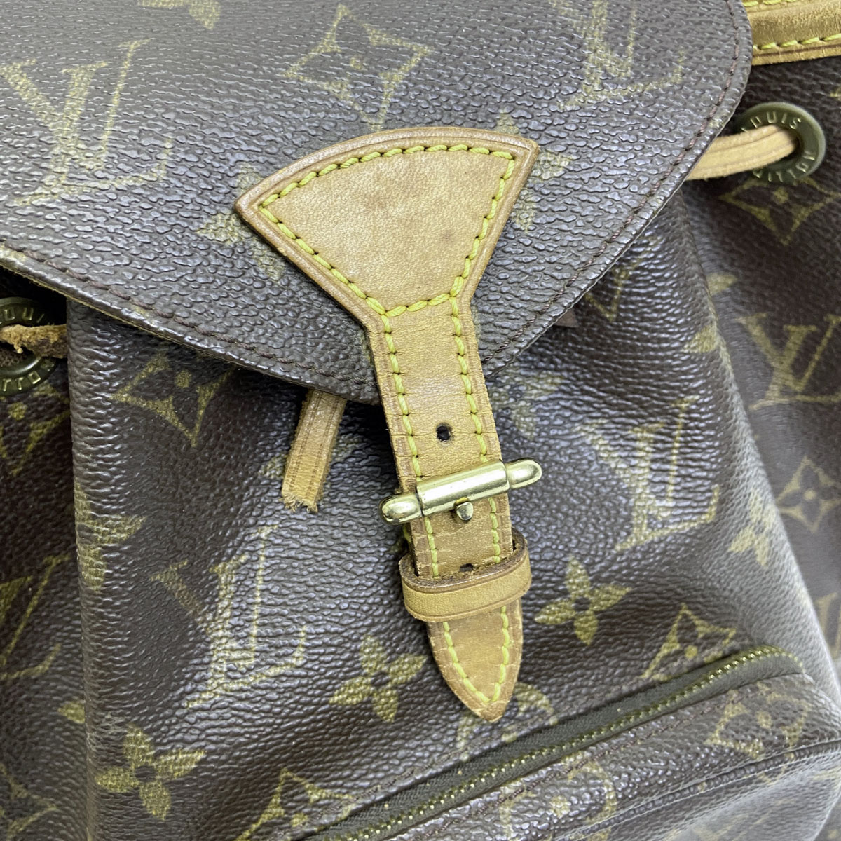 ■ルイヴィトン■ リュックサック バックパック ミニモンスリ モノグラム エベヌ（ブラウン系） M51137 【LOUIS VUITTON】
