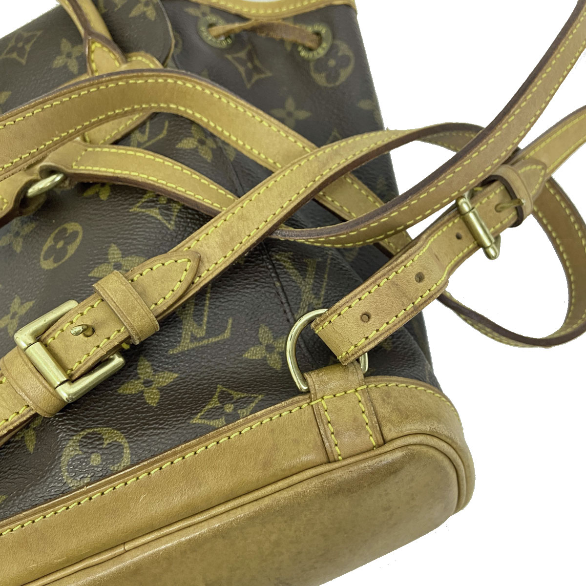 ■ルイヴィトン■ リュックサック バックパック ミニモンスリ モノグラム エベヌ（ブラウン系） M51137 【LOUIS VUITTON】