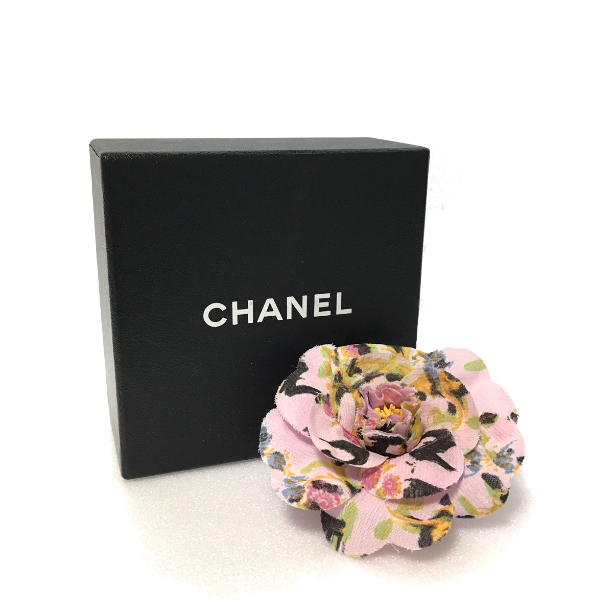 CHANEL シャネル カメリア コサージュ ブローチ ピンク系 マルチ