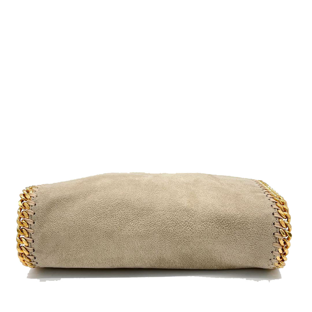 STELLA McCARTNEY ステラマッカートニー ファラベラ ミニトートバッグ 2WAY ショルダーバッグ ベージュ ゴールド金具