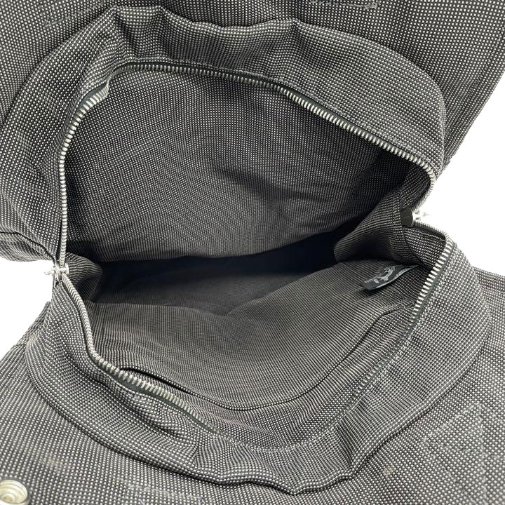 HERMES エルメス エールライン アドMM リュックサック バックパック キャンバス グレー